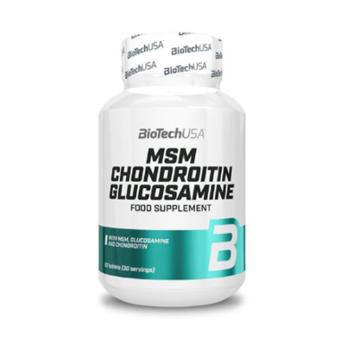 BioTech USA MSM Chondroitin Glucosamine 60 Tabs