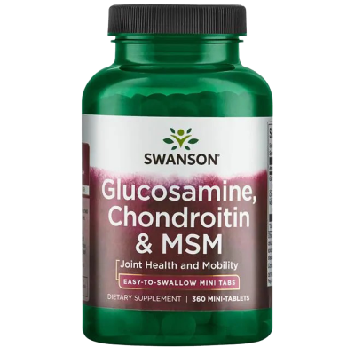    Swanson Glucosamine Chondroitin & MSM 360 Mini-Tabs