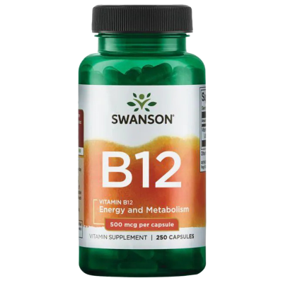 Swanson Vitamin B12 500mcg 250 Caps