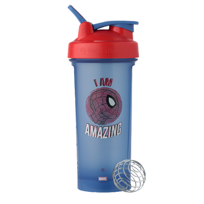  &  Blender Bottle Classic Loop PRO Shaker 820ml Marvel Spider Man