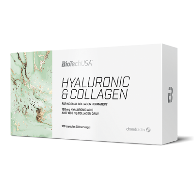 Joints, Cartilage & Bones BioTech USA Hyaluronic and Collagen 120 Caps