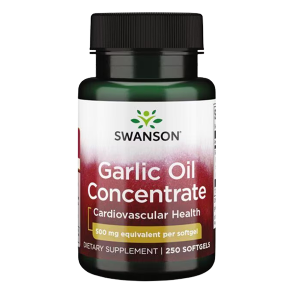Swanson Garlic Oil 500mg 250 Softgels