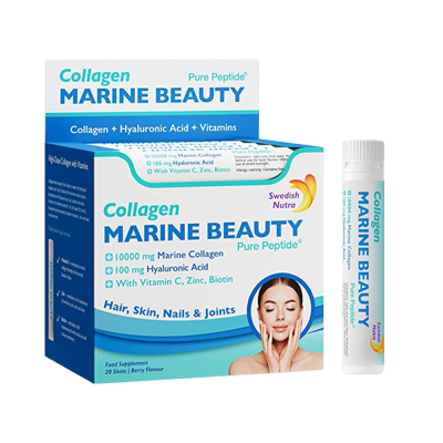 Swedish Nutra Marine Beauty Collagen Shots 20 x 25ml