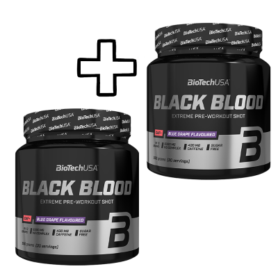 2x BioTech USA Black Blood CAF+ 300g