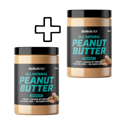 2x BioTech USA Peanut Butter 1000g