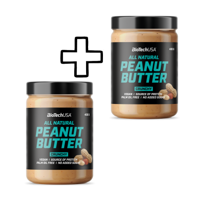 Healthy Food 2x BioTech USA Peanut Butter 400g