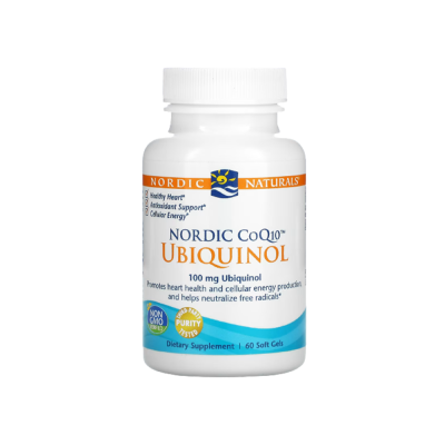 Nordic Naturals CoQ10 Ubiquinol 100mg 60 Softgels
