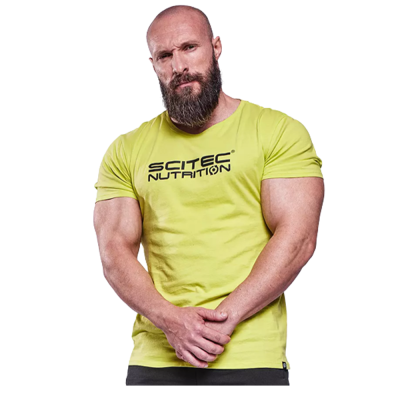 T-Shirt Scitec Nutrition Nico T-Shirt Men Yellow