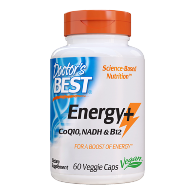  Doctor's Best Energy + CoQ10 Nadh & B12 60 VCaps