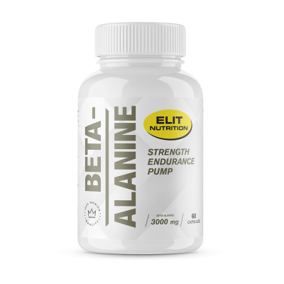 CAA &  Elit Nutrition Beta Alanine 60 Caps