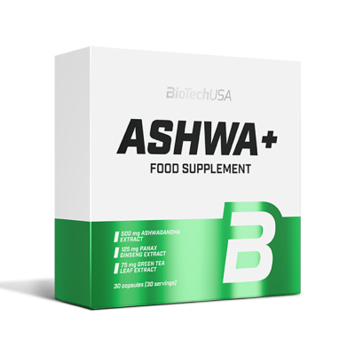 Natural Energy Supplements BioTech USA Ashwa+ 30 Caps