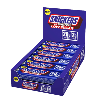 Healthy Food Snickers HI Protein Bar Low Sugar 12x57g