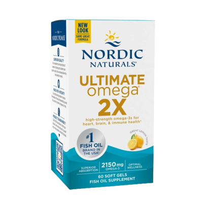 Αθλητική Διατροφή Nordic Naturals Ultimate Omega 2X 2150mg Lemon 60 Softgels