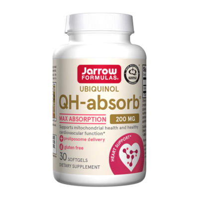 Καρδιά και Χοληστερίνη Jarrow Formulas Ubiquinol QH-absorb 200mg 30 Softgels