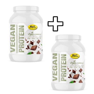 2x | 3x Pieces 2x Elit Nutrition Vegan Protein 750g