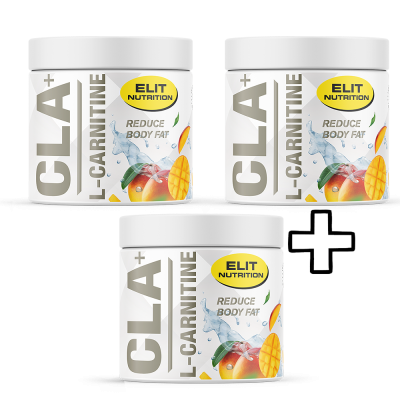 3x Elit Nutrition CLA + L-Carnitine Powder 180g