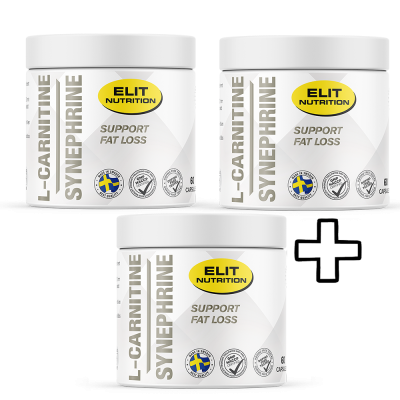 Weight Loss 3x Elit Nutrition L-Carnitine + Synephrine 60 Caps