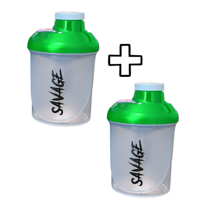 Shakers & Bottles 2x Elit Nutrition Savage Shaker 400ml