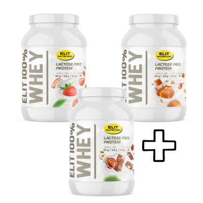 2x | 3x Pieces 3x Elit Nutrition 100% Whey Isolate Lactose Free 900g