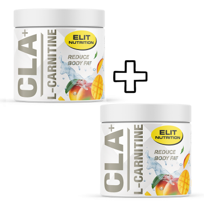 Λιποδιαλύτες 2x Elit Nutrition CLA + L-Carnitine Powder 180g