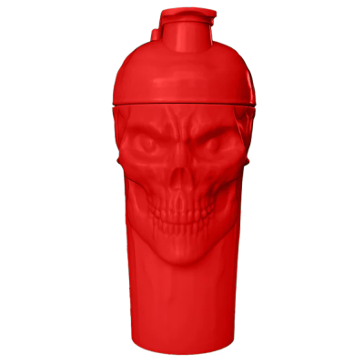 JNX Sports The Curse Skull Shaker 700ml Red