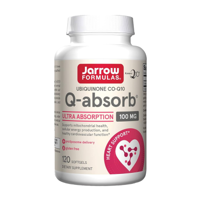 Καρδιά και Χοληστερίνη Jarrow Formulas Q-absorb Co-Q10 100mg 120 Softgels