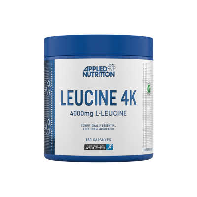 CAA &  Applied Nutrition Leucine 4K 180 Caps
