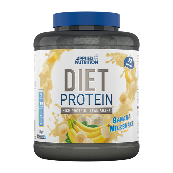 Banana | Applied Nutrition Diet Whey 1800g + Applied Nutrition Shred-X Extreme Thermogenic 90 VCaps + Applied Nutrition Shaker 700ml