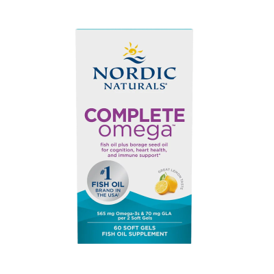 Ενέργεια Nordic Naturals Complete Omega 565mg Lemon 60 Softgels