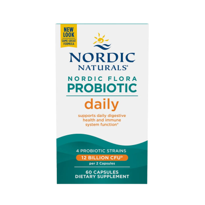Essential Fat Nordic Naturals Flora Probiotic Daily 12 Billion CFU 60 Caps