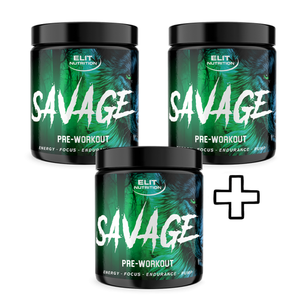 3x Elit Nutrition Savage Pre Workout 300g