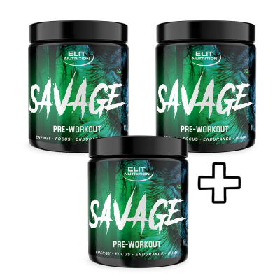   3x Elit Nutrition Savage Pre Workout 300g