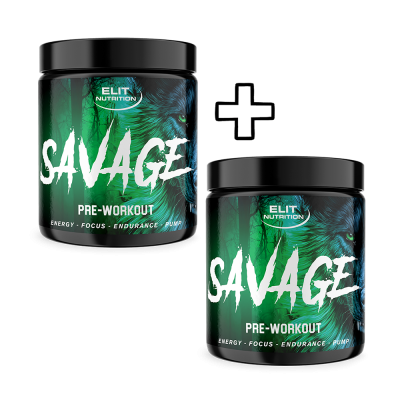   2x Elit Nutrition Savage Pre Workout 300g