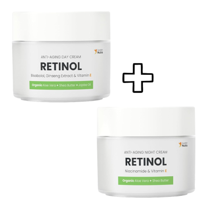 Swedish Nutra Retinol Day Cream 50ml + Swedish Nutra Retinol Night Cream 50ml