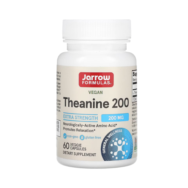 Jarrow Formulas Theanine 200mg 60 Vcaps