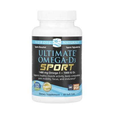 Omega-3 Nordic Naturals Ultimate Omega-D3 Sport 1480mg 60 Softgels