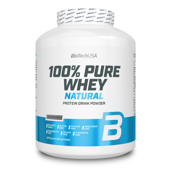 BioTech USA 100% Pure Whey Natural 2270g