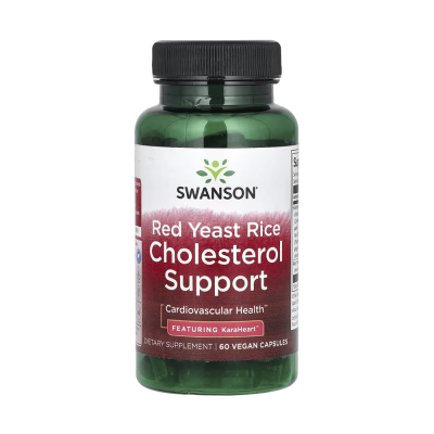 Καρδιά και Χοληστερίνη Swanson Red Yeast Rice Cholesterol Support 60 VCaps