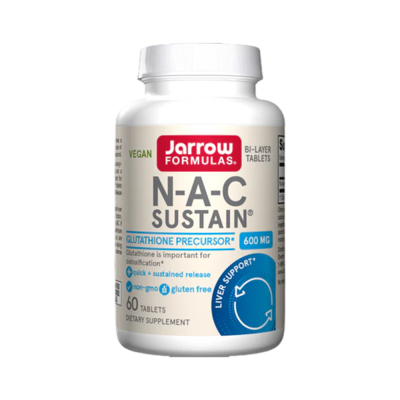 Υγεία του Αθλητή Jarrow Formulas N-A-C Sustain 600mg 60 Τabs