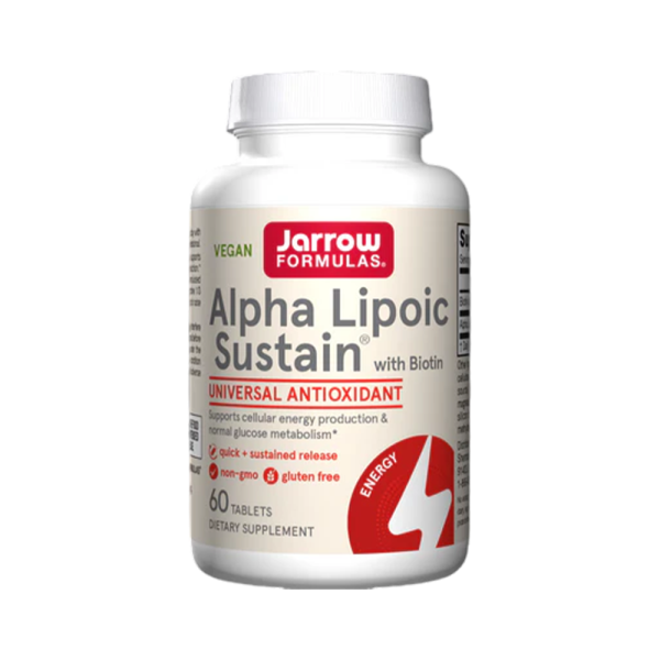 Jarrow Formulas Alpha Lipoic Sustain 300mcg with Biotin 330mcg 60 Tabs