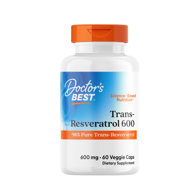 Doctor's Best Trans-Resveratrol 600 600mg 60 VCaps