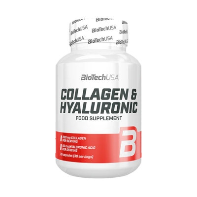 Αντιγήρανση BioTech USA Collagen & Hyaluronic 30 Caps