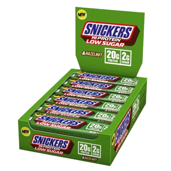 Snickers Hazelnut HI Protein Bar Low Sugar 12 x 57g