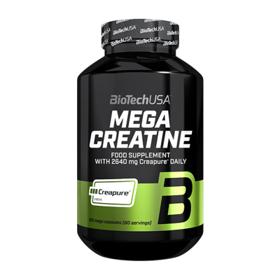 Κρεατίνες BioTech USA Mega Creatine Creapure 120 Caps