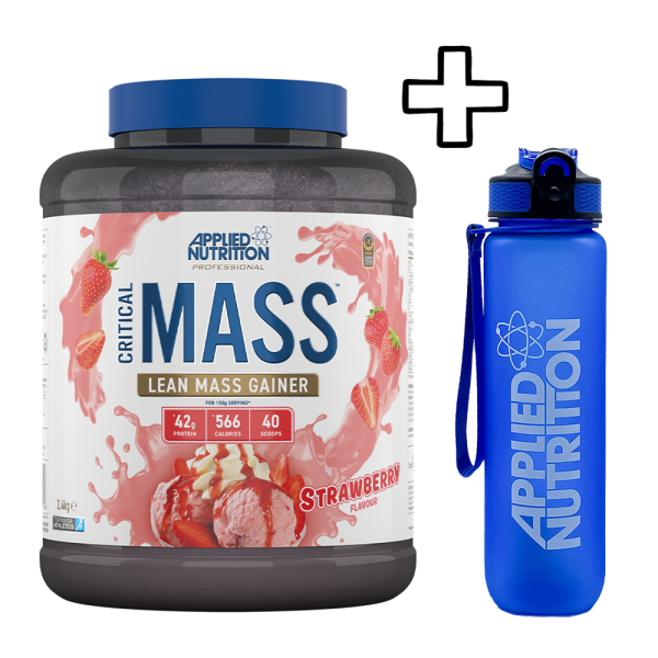 Applied Nutrition Critical Mass Professional 2400g + (ΔΩΡΟ) Applied Nutrition Lifestyle Water Bottle 1000ml