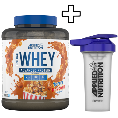 Applied Nutrition Critical Whey 2000g + (ΔΩΡΟ) Applied Nutrition Shaker 700ml