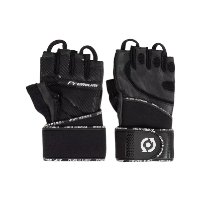 Scitec Nutrition MADMAX Leather Gloves With Wrist Grip