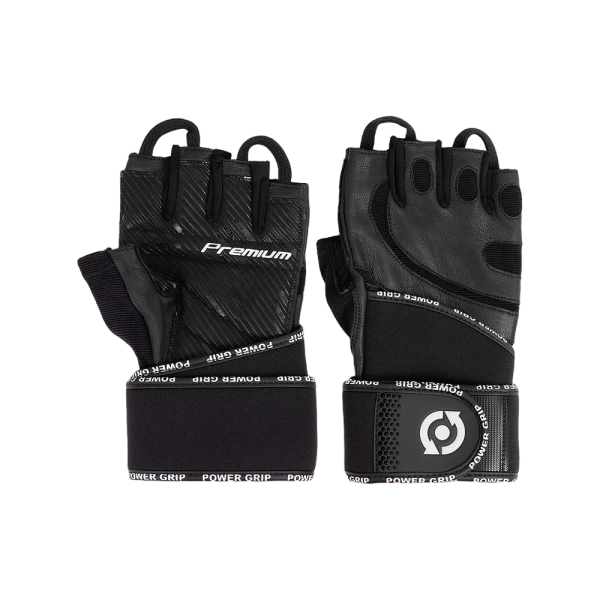 Scitec Nutrition MADMAX Leather Gloves With Wrist Grip