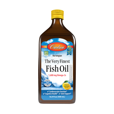 Καρδιά και Χοληστερίνη Carlson Labs The Very Finest Fish Oil 500ml