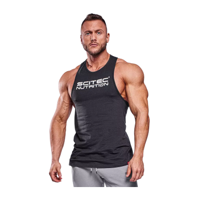 T-Shirt Scitec Nutrition Scitec Nutrition Jude Men Tank Top Black